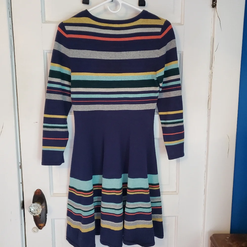 Anthropologie Moth Navy Sweater Dress - Picture 2 of 7